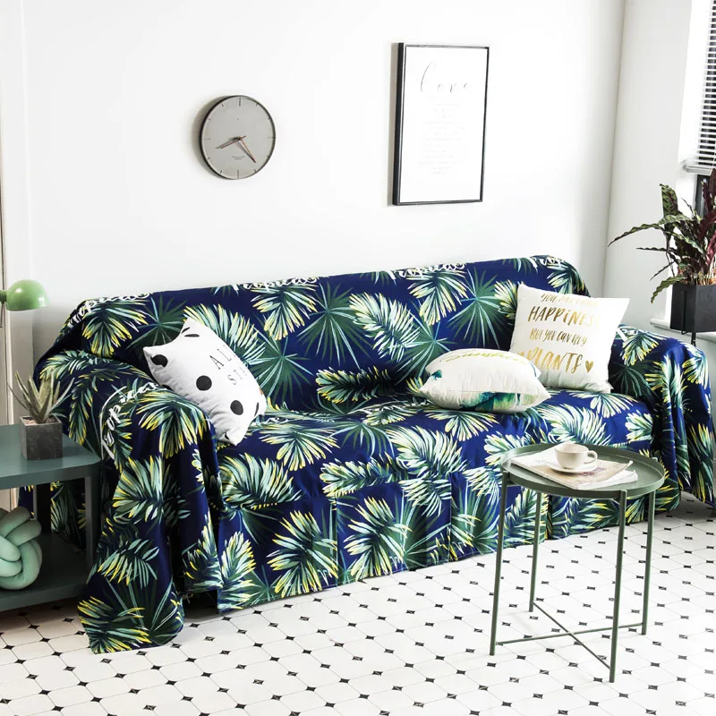 8 Скандинавское тканевое полотенце для дивана, полное покрытие, нескользящее покрытие для дивана, чехол, полотенце, все включено, универсальный чехол от пыли - Цвет: 8