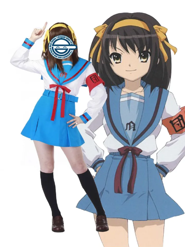 Get The Melancholy Of Suzumiya Haruhi Cosplay Costume School Uniform For iPhone Wallpaper The Melancholy Of Suzumiya Haruhi Cosplay Costume School Uniform HD