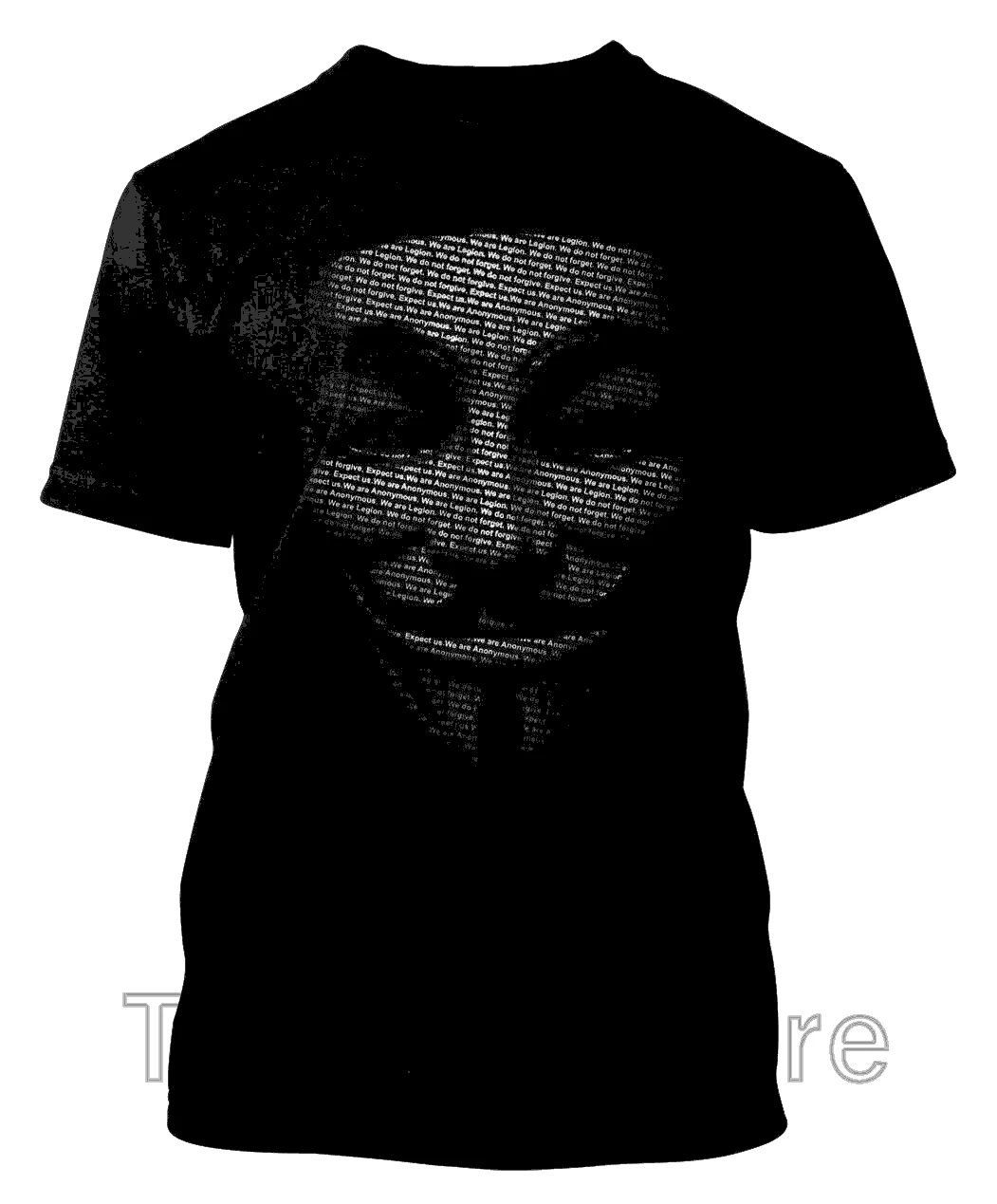Забавный принт Мужская футболка Женская крутая аноним V FOR VENDETTA MASK для мужчин и