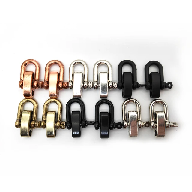 Adjustable D Shackles Buckle Shaped Alloy Shackles Paracord Buckles  Paracord Bracelet Buckles Survival Paracord Buckle - AliExpress