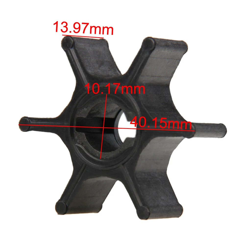 Water Pump Impeller for Suzuki 2-Stroke 2HP 3.5HP 4HP 5HP 6HP 8HP 17461-98500-3