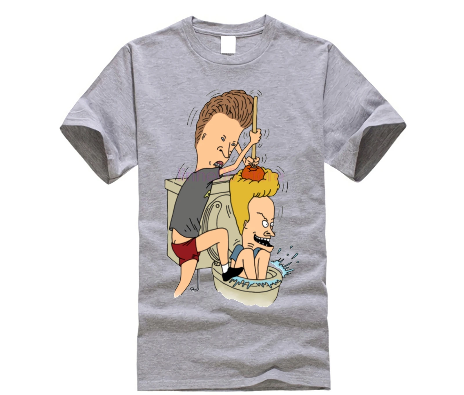 Новое поступление Мужская забавная футболка Beavis and Butthead стильная уличная с милым