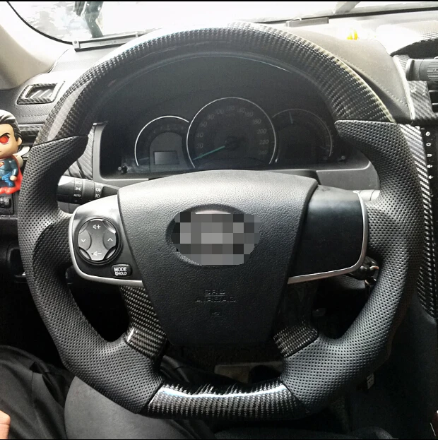 Подходит для Toyota eiz Camry Rayling Corolla RAV4 Crown Vios 86 Prado рулевое колесо из углеродного волокна