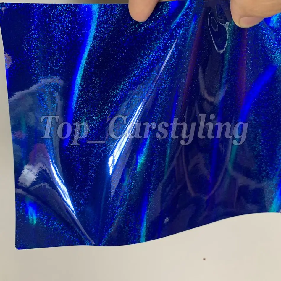 766 blue Neo Neo chrome HOLOGRAPHIC rainbow color flow vinyl hologram laser carr wrap sticker foil (1)