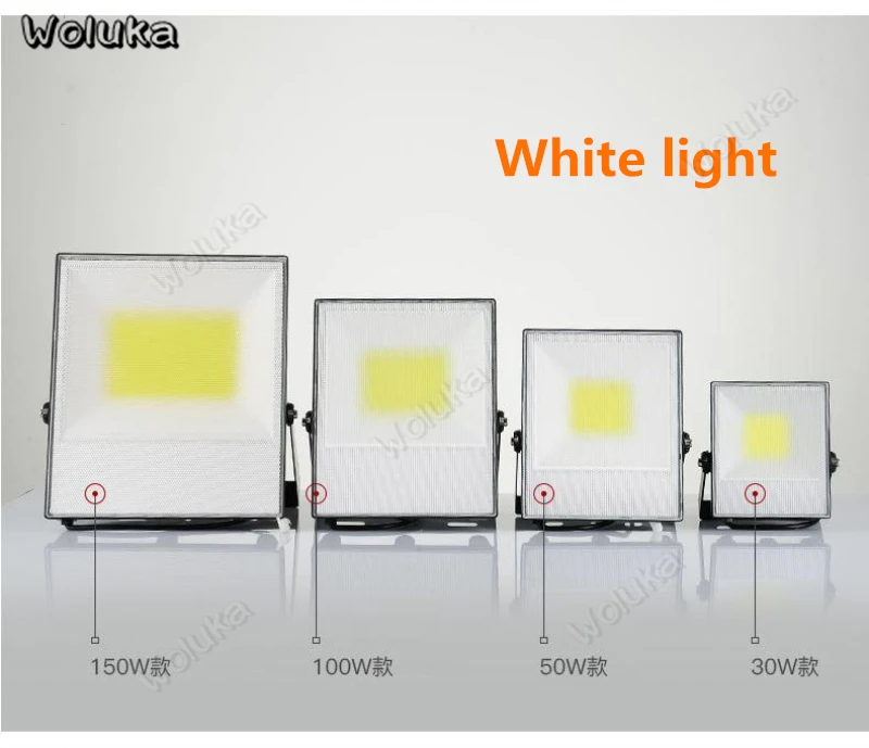 Прожектор светодиодный водонепроницаемый высокой мощности 150 Вт CD50 W01|Эффект
