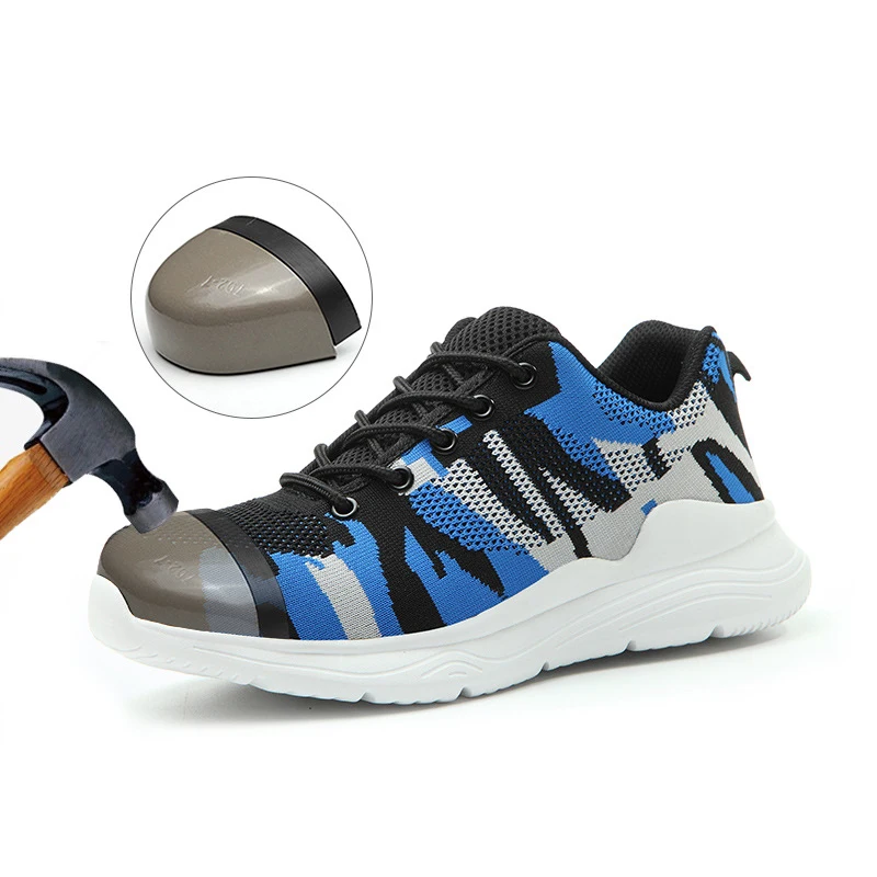 Уличная мужская обувь новая камуфляжная Рабочая защитная со стальными головками