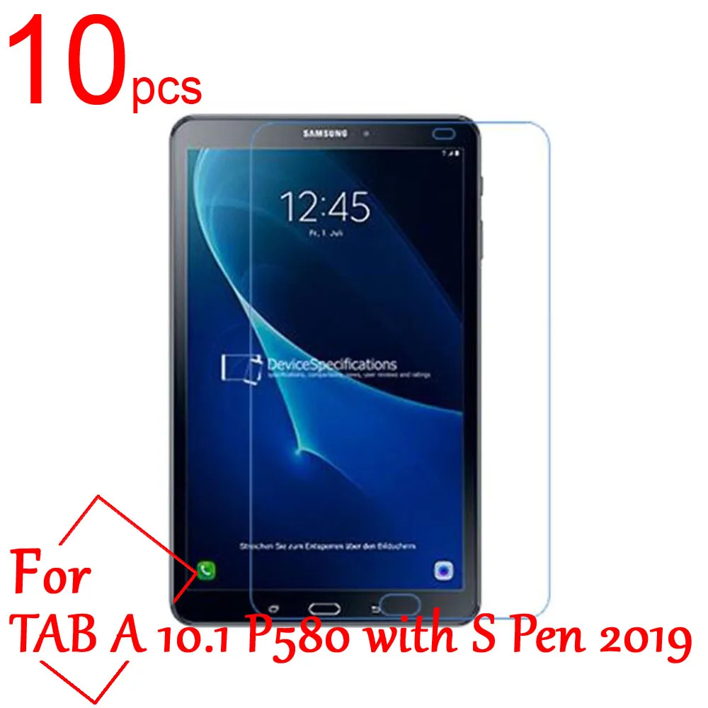 10 шт прозрачные/матовые/нано Защитные пленки для ЖК-экрана для samsung Galaxy Tab A 10,1 T510 T515 P580 T580 T585 пленка для планшета