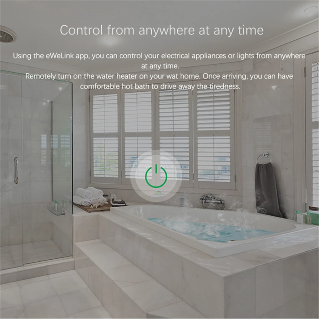 Sonoff Pow R2 Remote Control Light Switch WiFi Smart Power Monitor Overload Protection Voice Control Schedule Timer