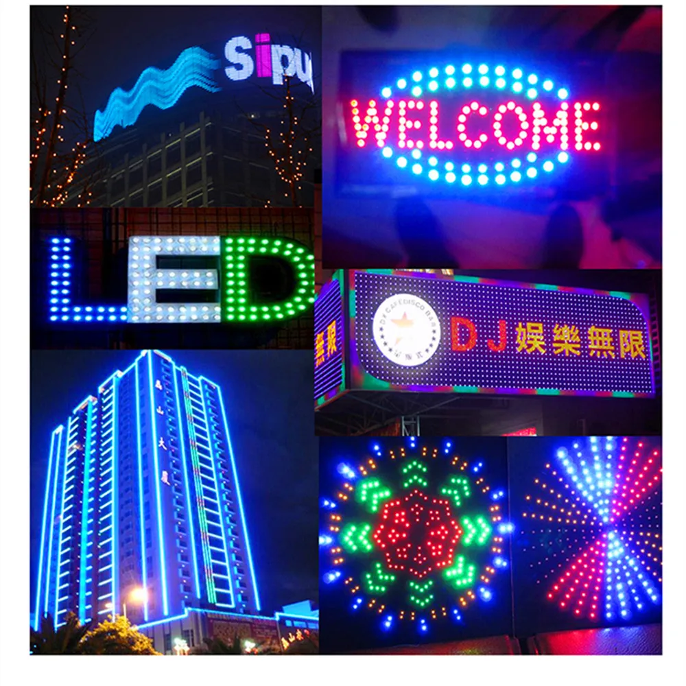 RGB LED Module 12V 5050 Black PCB Super Bright Colors Changable Outdoor Waterproof Advertising Light Sign Backlight 20Pcs/Lot