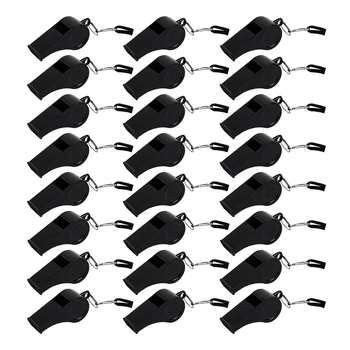 

24 Pack Emergency Whistle, Loud Safety Whistle with Lanyard Keychain for Dog Training Climbing Hiking Camping Fishing Boating Hu