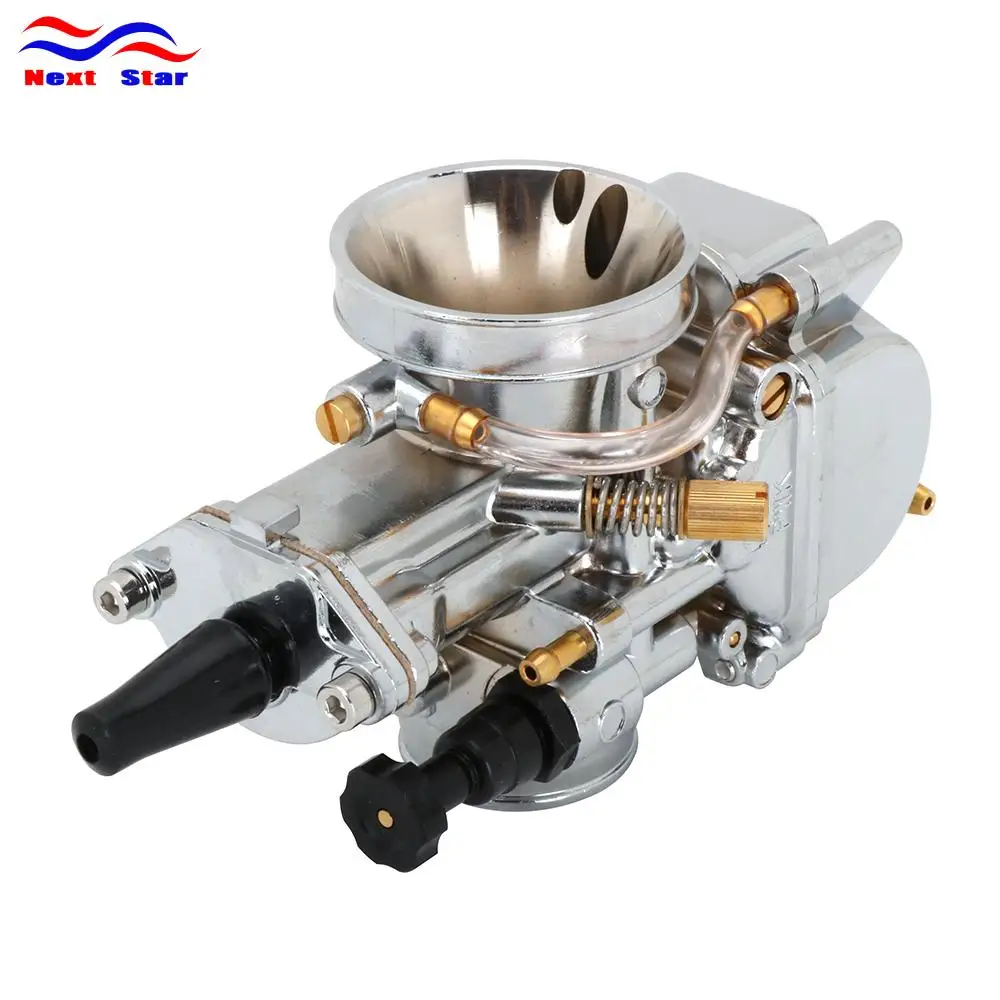 Для PWK 28 30 32 34 для Keihin PWK алюминиевый сплав карбюратора Carburador с силовым струйным покрытием белый для гонок Moto 75cc-300cc