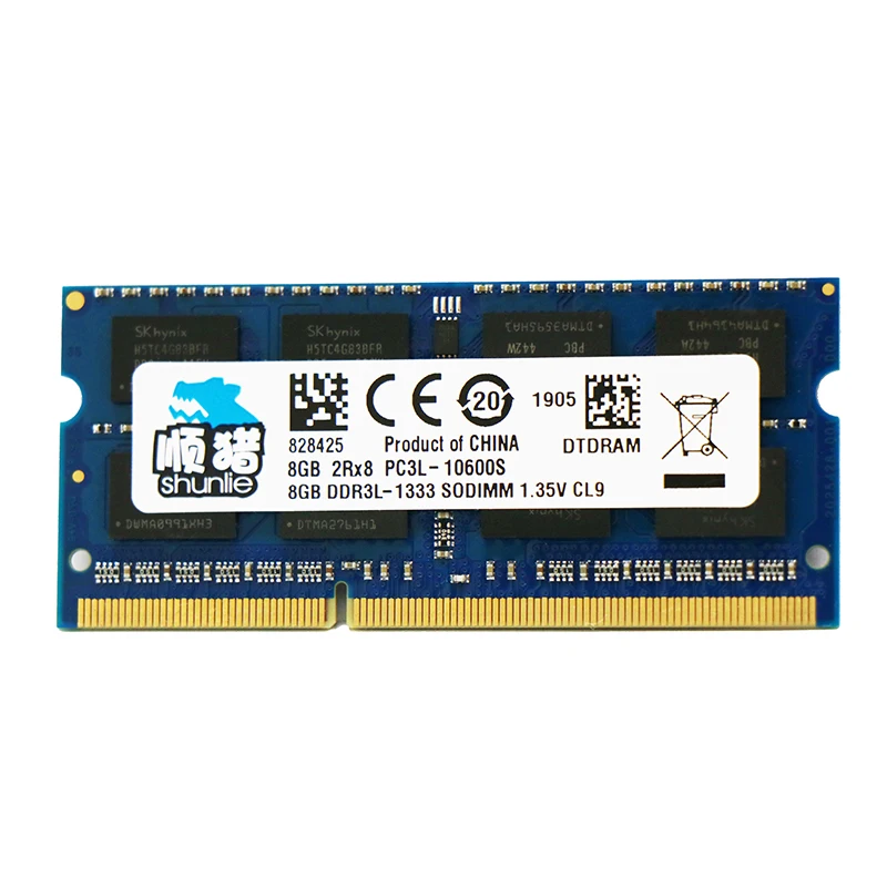Hynix чип оперативной памяти DDR3 2 ГБ/4 ГБ/8 ГБ 4G 8G PC3 PC3L 2Rx8 1066 МГц 1333 1600 10600 12800 ноутбук 1,5 V 1,35 V карта оперативной памяти Ram