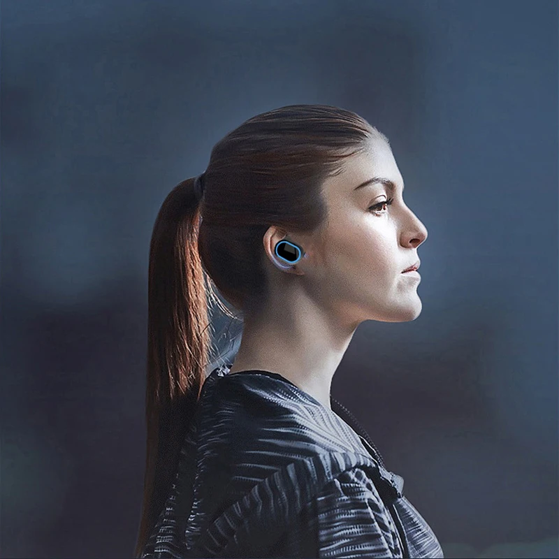 FULL-T16 TWS Bluetooth наушники Th беспроводные наушники-вкладыши водонепроницаемые 5,0 спортивные наушники для мобильного телефона бинауральные Mi