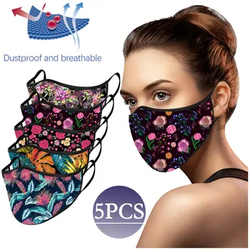 

5pcs Women Windbreak Seamless Outdoor Riding Quick-drying Dustproof Keep Mask Outdoor Sports Running Training Cycling Face Masks