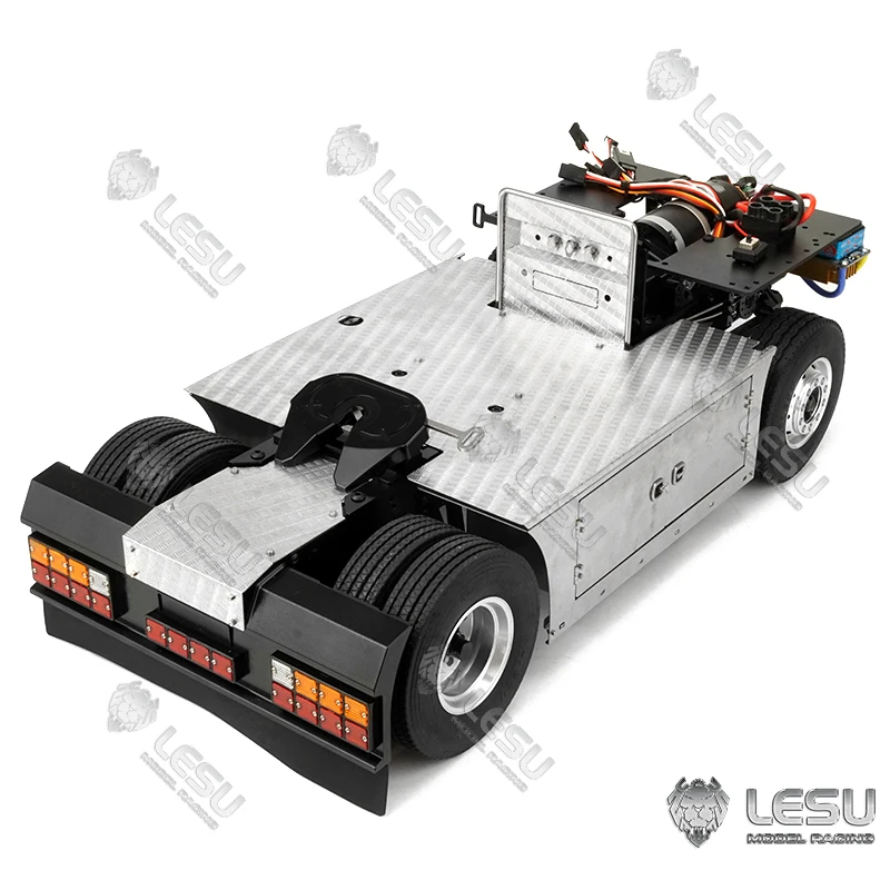 LESU Metal 4x4 шасси с 27 т серводвигателем для 1/14 Tamiya Scania 2 оси RC трактор грузовик TH16593 |