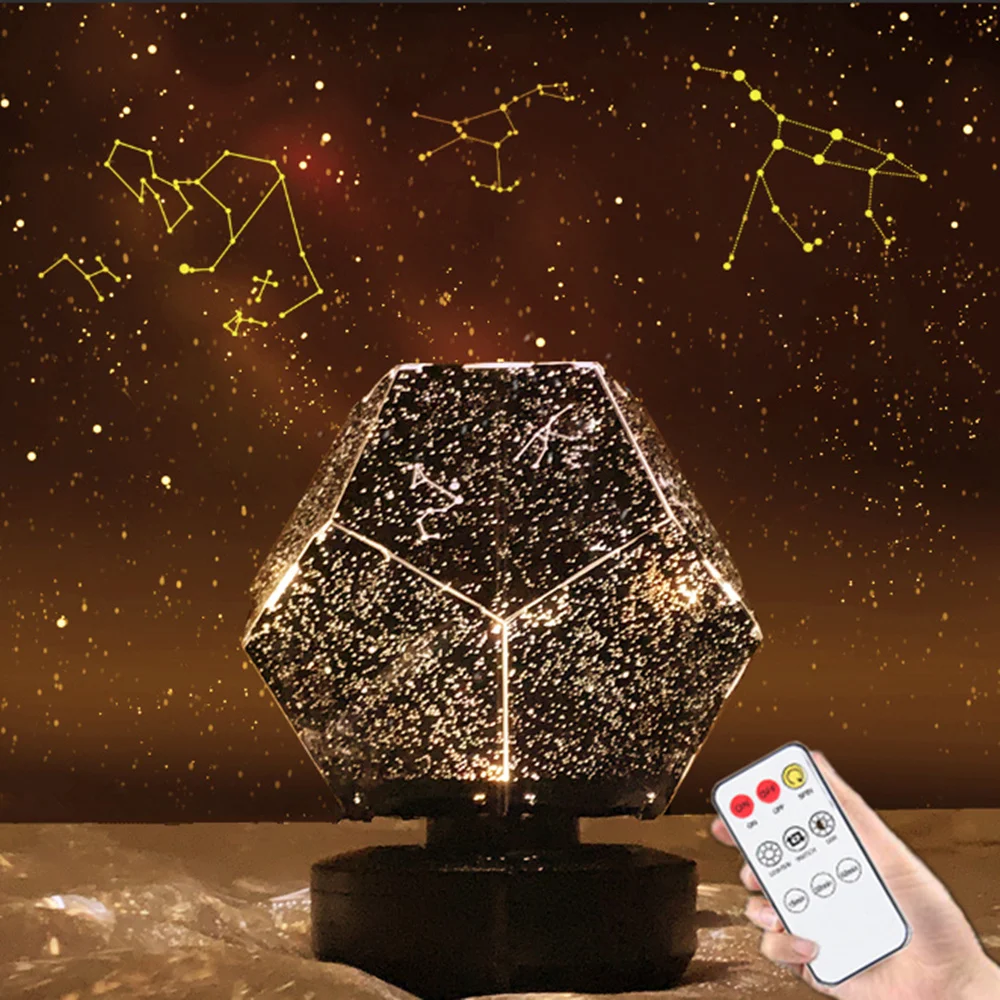 Starlight & Zodiac Sign LED Projector Night Lamp Holiday Decoration Lights Night Lamps Novelty Lightings Tech Gadgets
