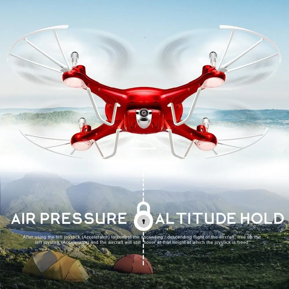 SYMA X5UW Дрон с WiFi камерой HD 720P передача в реальном времени FPV Квадрокоптер 2,4G 4CH RC вертолет Дрон Квадрокоптер