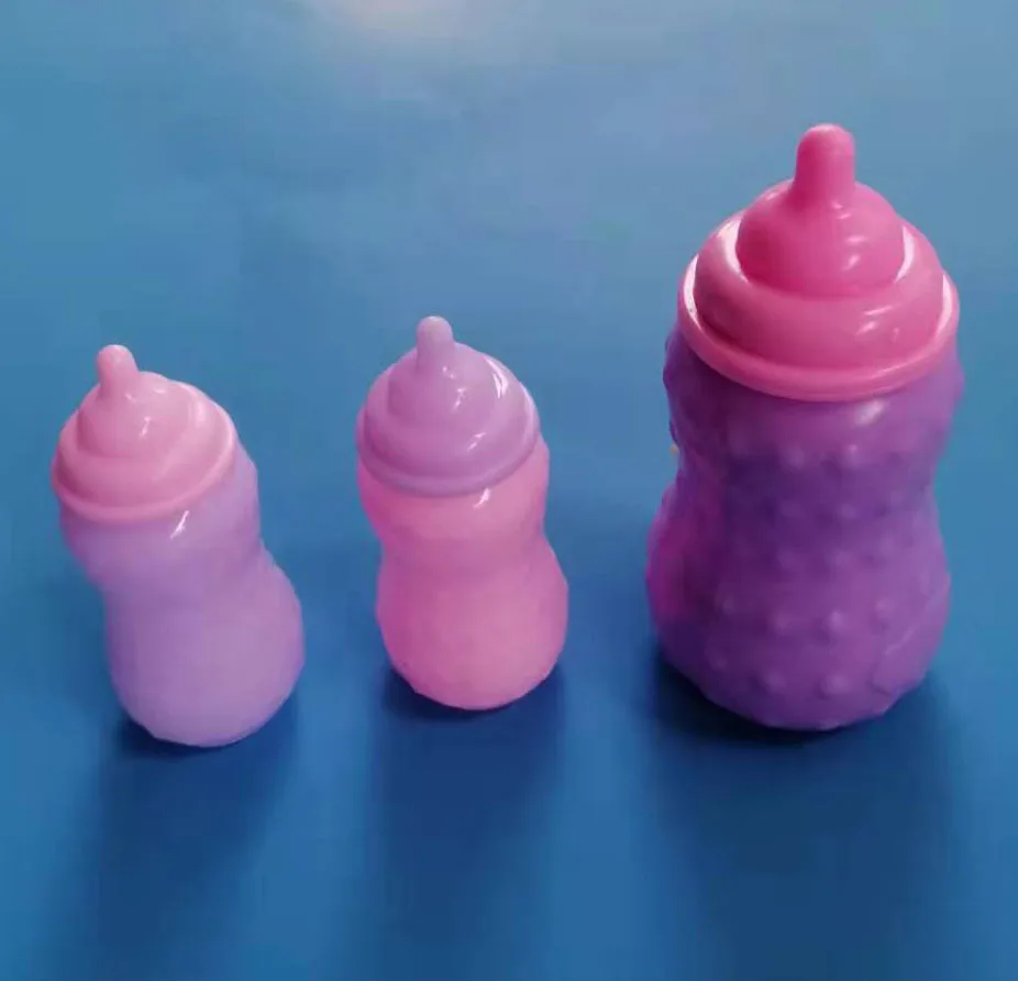 Beilinda Toys Plastic Toys  Small Feeding Bottle Plastsic Feeder 7*2.5cm 2 Colour Mix 10pcs In One Lot
