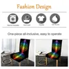 BeddingOutlet Chakra Elastic Seat Cover Zen Theme Stretch Elastic Slipcover Colorful Flower of Life Chair Covers for Kitchen 1