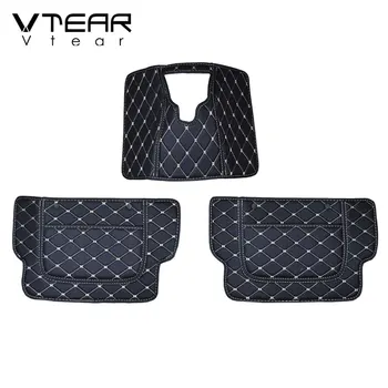 

Vtear for Geely Atlas seat pad rear cover protector anti kick mat car anti-dirty pad protect cushion interior accessories parts