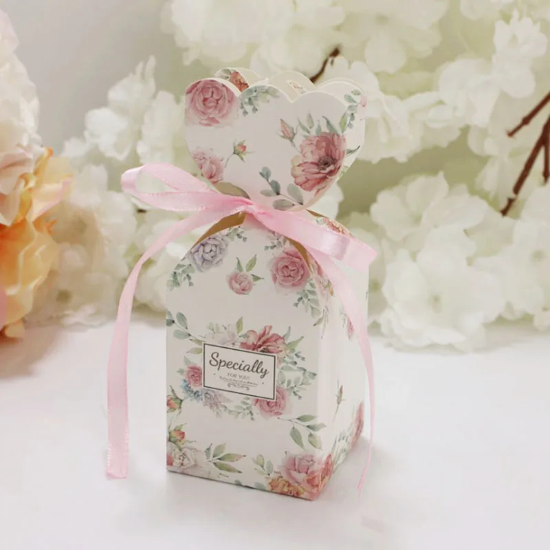 

Wedding Favors and Gifts Box Paper Candy Box Chocolate Packaging Box Party Supplies Decorations Bomboniera Giveaways Boxes