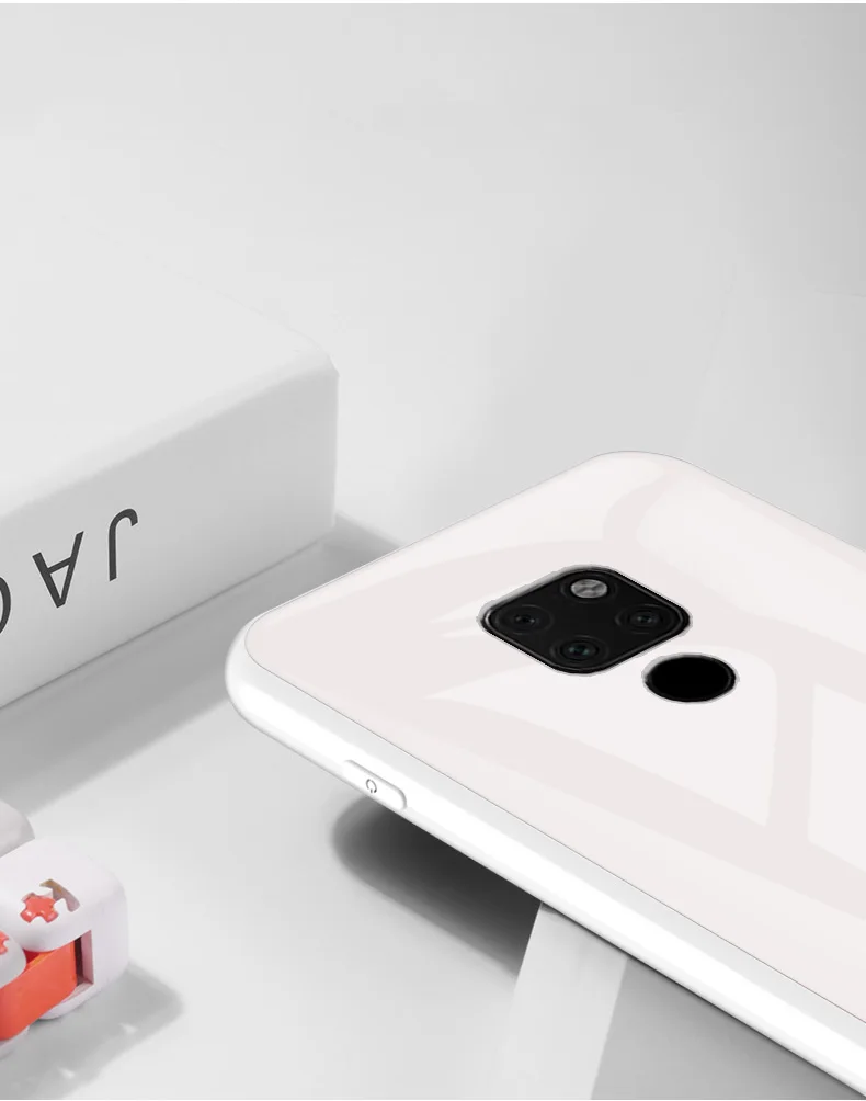 Candy colors original Tempered glass phone case For Huawei P30 pro for P20 lite P10 plus Mate9 10 20 X protection cover |