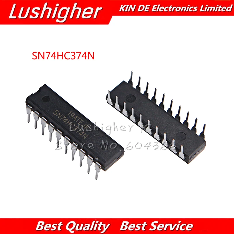 10 шт. SN74HC374N DIP 20 74HC374 74HC374|Интегральные схемы| |