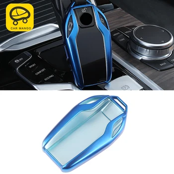 

CarManGo for BMW X5 G05 2019 Car Styling TPU Key Case Cover Protector Chain Holder Cover High Quality