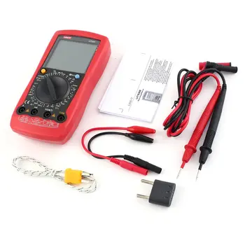 

Digital Multimeter UNIT DC/AC Voltage Current Meter Handheld Ammeter Diode Capacitance Tester 19999 Counts MultitesterUT58E