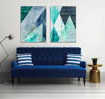 

Geometric Abstract Art Art canvas Poster Home Decor 12x18 24x36inch