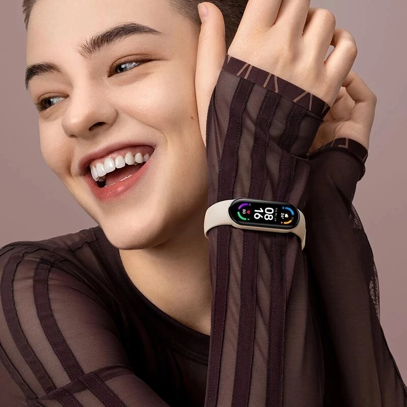 Xiaomi Mi Band 6 Smart Wristband AMOLED Blood Oxygen Fitness Traker Heart Rate Bluetooth Waterproof Miband 5 4