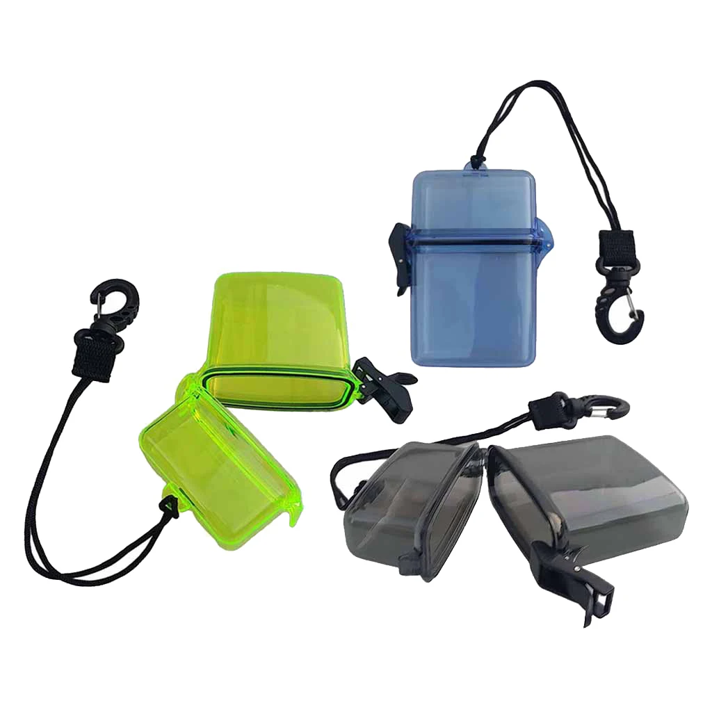 Portable Swimming Bag Waterproof   Box Container with Swivel Clip for Snorkeling Surfing Kayaking Scuba Diving Sailing