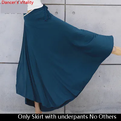 Only Skirt as Photo Костюм для танца живота Осенняя новая тренировочная одежда Топ Юбка Набор начинающих восточные Индийские танцы группа соревнования тренировочные наряды - Цвет: Only Skirt as Photo