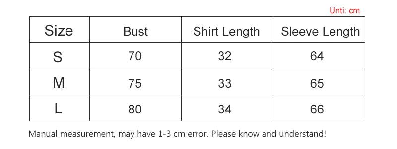 shirt size
