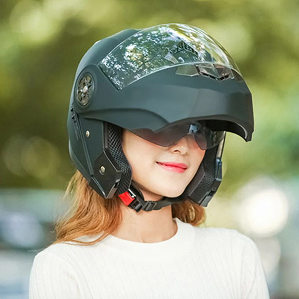 Moto rcycle практичный легкий дышащий Удобный безопасный двойной объектив полный шлем головы защитные шапочки cascos para moto