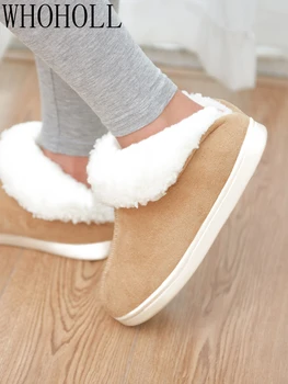 

Women's Slippers Couple Short Plush Slippers Velvet Furry Ladies Shoes For Home Cozy Soft Sole Womens Slippers Indoor