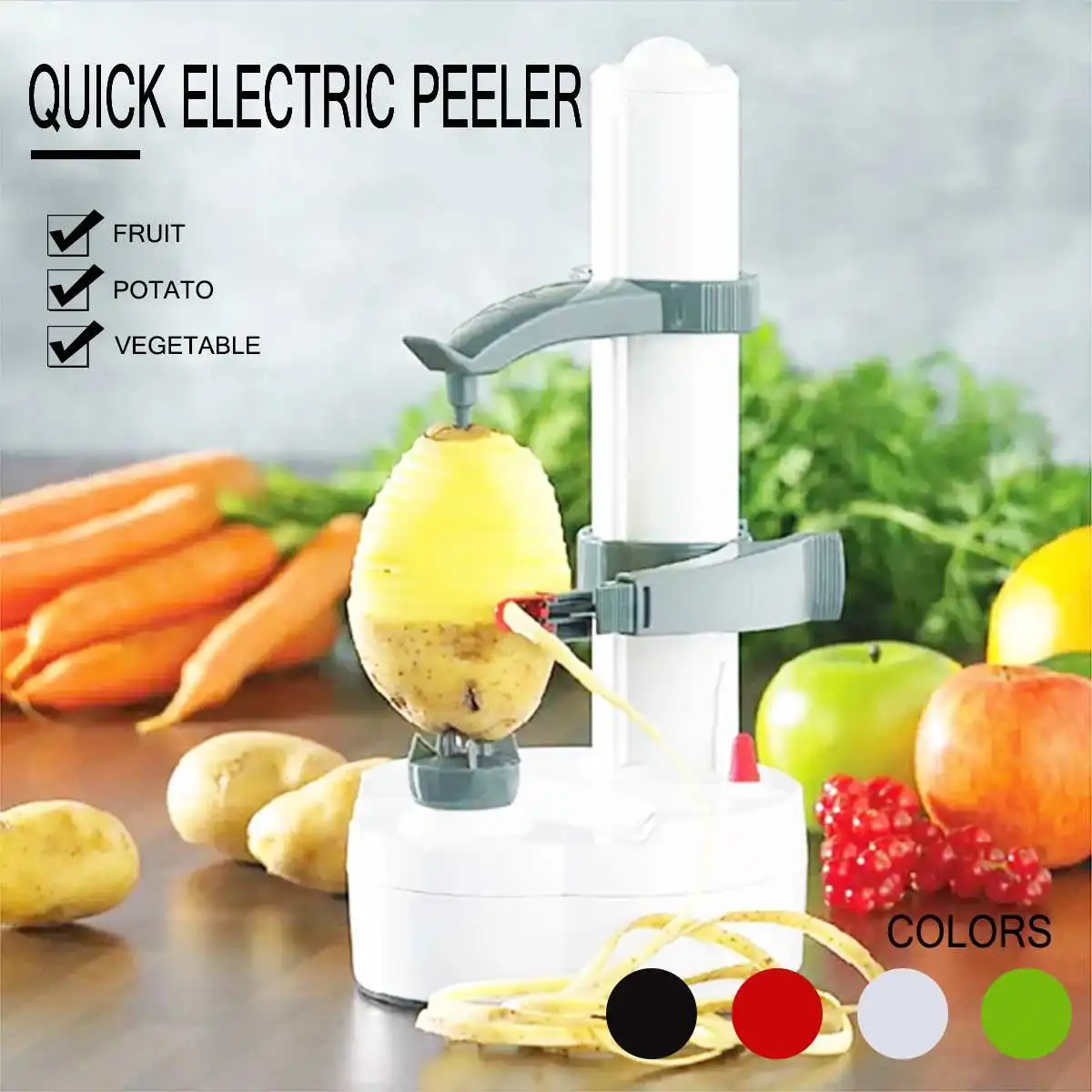 Многофункциональная электрическая Овощечистка для фруктов и овощей, картофелечистка, инструменты, кухонные аксессуары, автоматическая машина для пилинга, гаджет