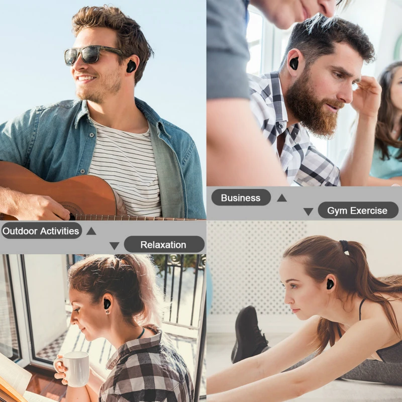 

2019 New X10 TWS Bluetooth 5.0 Wireless Earphones Stereo Waterproof Headset Sport HiFi Earphone