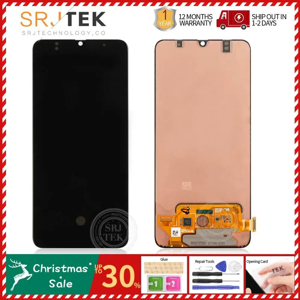 6,7 'AMOLED для samsung Galaxy A70 lcd A705 A705F SM-A705F lcd сенсорный экран дигитайзер в сборе для samsung A70 A705DS lcd