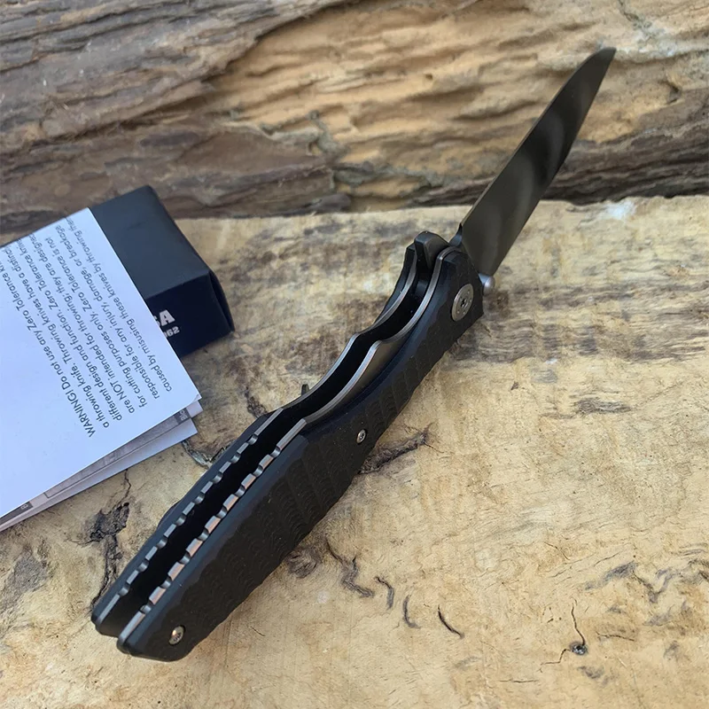 Billige ZT 0393 Quick release lager folding messer 9CR14MOV stahl blatt + G10 blatt Griff taktik selbstverteidigung werkzeug