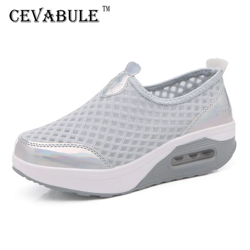 CAVABULE 2020 сетчатая дышащая спортивная женская обувь с большой сеткой качалка на