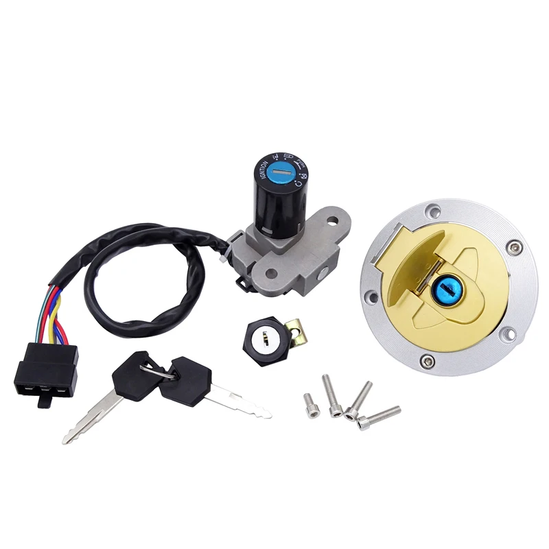 

6 Wires Motorcycle Ignition Switch Lock Fuel Tank Gas Cap Cover Seat Lock Key for Ducati 916 996 998 748 Monster 750 1997-2002