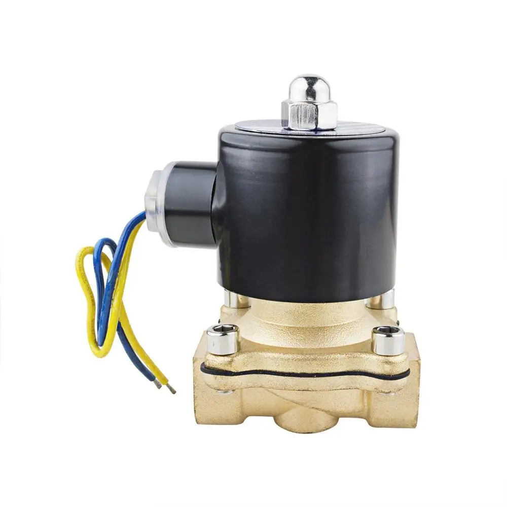 

1/2 220v 110v 24v Solenoid Valve Normally Closed Brass for water Oil Gas