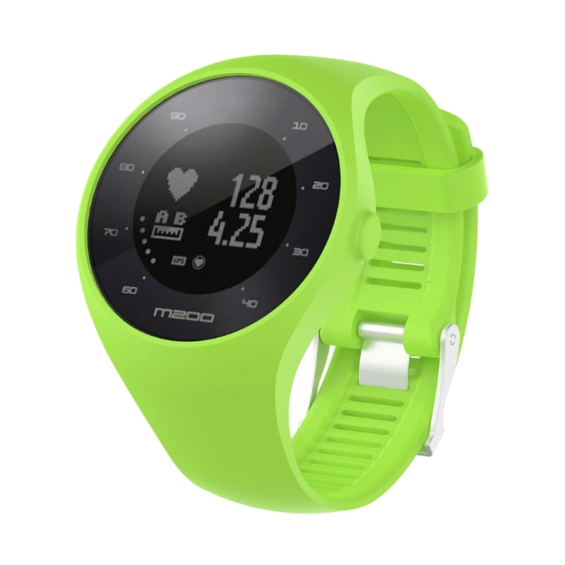Новые силиконовые часы Браслет замена для Polar M200 gps часы - Цвет: GN