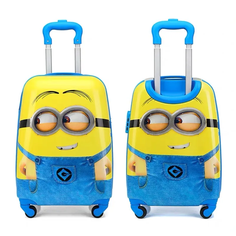 Kids Suitcase Мультяшный детский Багаж, чемодан для скутера, сумка на колесиках, Детская сумка для переноски, дорожная сумка на колесиках, детский подарок - Цвет: Kids Suitcase