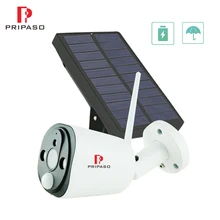 

1080P HD Security IP Camera Solar Power Charging WiFi Camera Outdoor Indoor Weatherproof Surveillance PIR Cam with Solar Panel