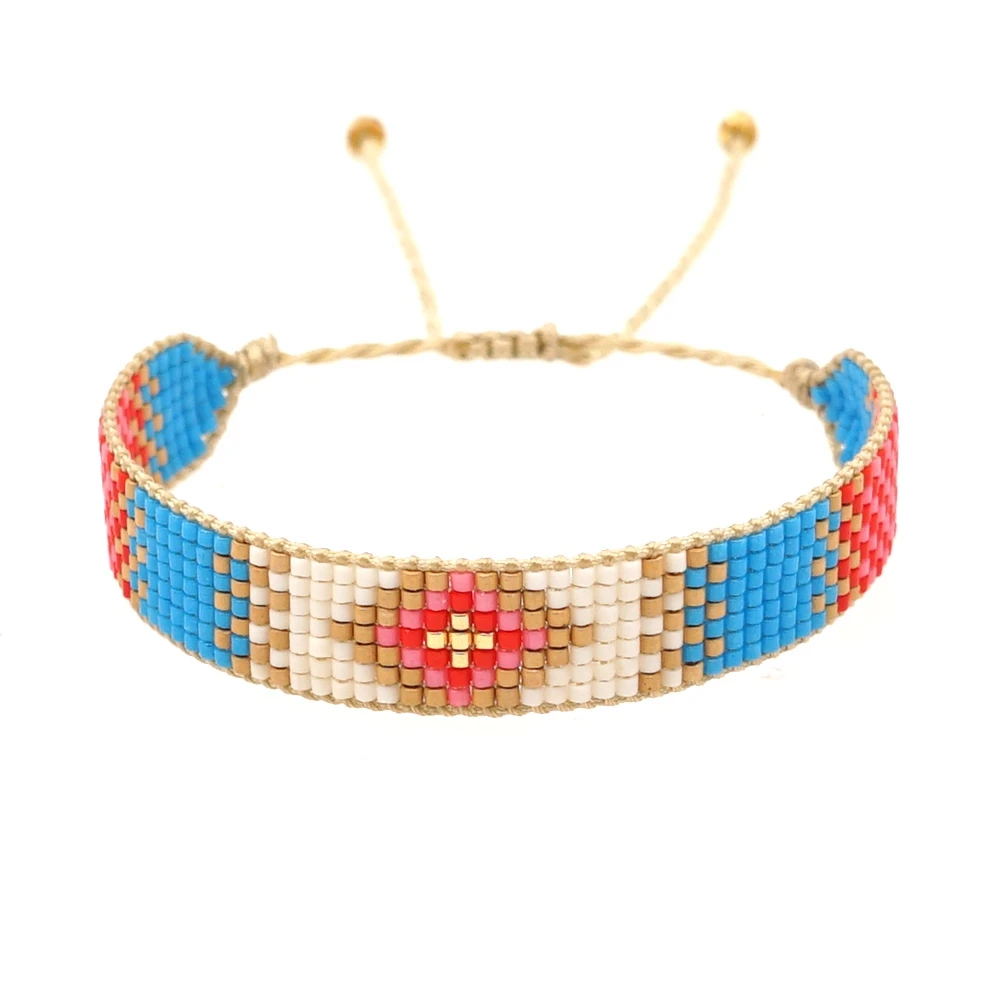 

Go2boho Boho Miyuki Bracelets For Women Turkish Evil Eye Bracelet 2020 Bohemian Bead Pulseras Femme Jewelry Color Jewellery