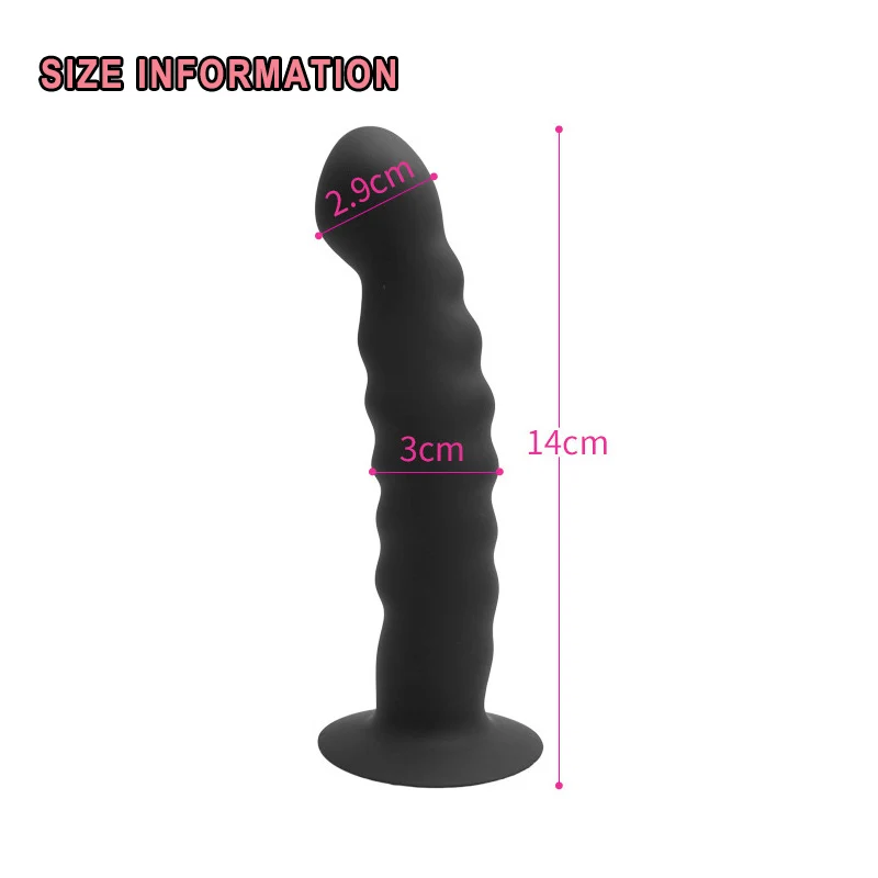 Large Thick Anal Plug Explosion Chrysanthemum Anal Wave Sucker SM Male Masturbation Expander Female Vestibule Silicone Butt Plug