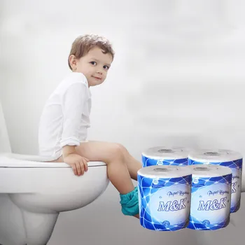 

4PCS Hollow Replacement Roll Paper Print Interesting Toilet Paper Table Kitchen Paper Toilet Paper Fast Shipping 2020 @20