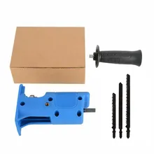 Adaptador de serra alternativo portátil com lâmina de serra broca elétrica modificada para serra elétrica ferramenta de corte de metal de madeira